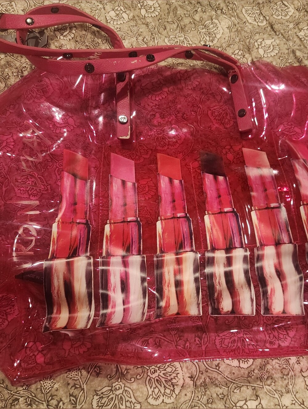 UD hot pink jelly tote bag